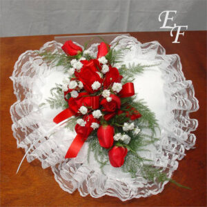 Rose Heart Insert Pillow  EF 202-4A