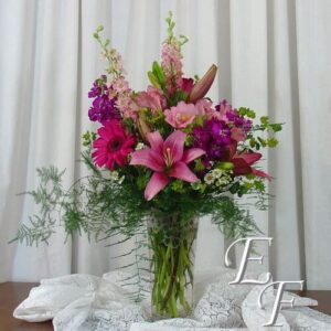 Indigo Garden Vase  EF 220-3