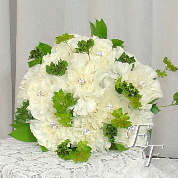 White Carnation Bouquet  EF-700
