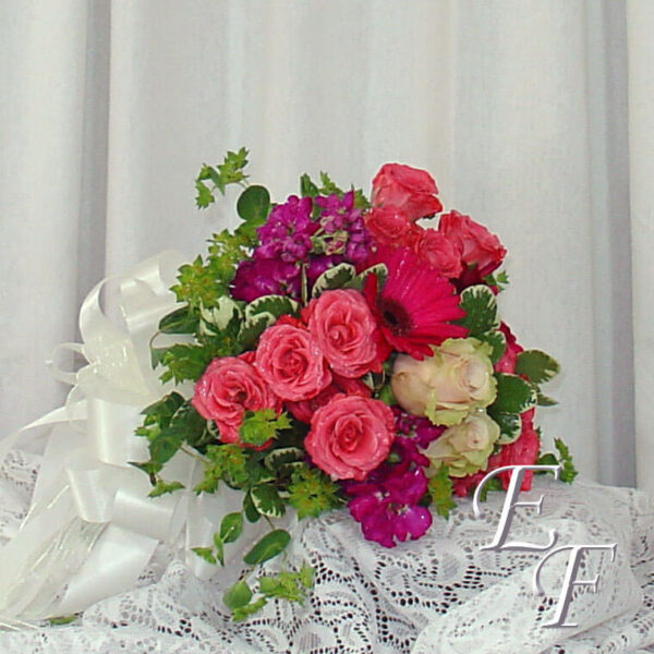 Raspberry Sorbet Wedding Bouquet
