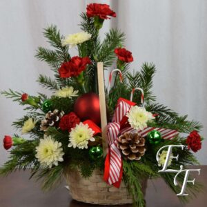Candy Cane Basket XMAS-152