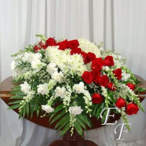 Broken Heart Casket Spray  EF-218 B