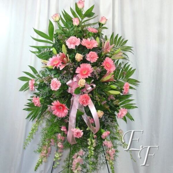 Shades of Pink Standing Spray  EF-201-1