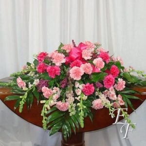 Shades of Pink Casket Spray EF-208