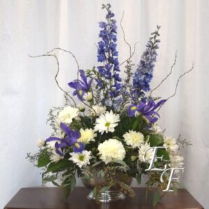 Peaceful Blues Table Arrangement EF 207-3B
