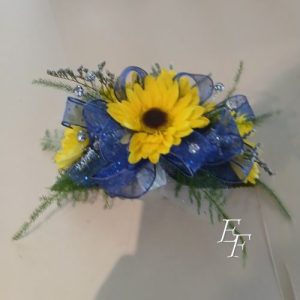 EF 817 Miniature Sunflower Corsage